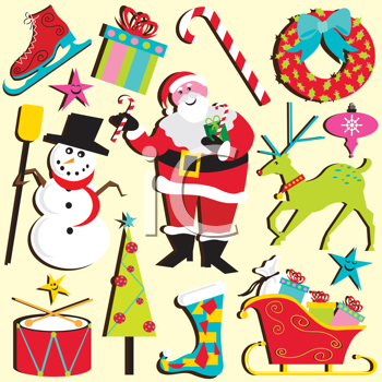 Santas Sleigh Clipart