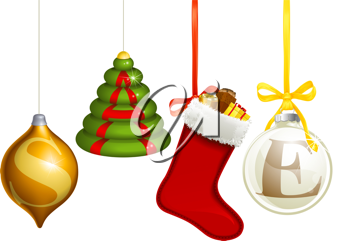Christmas Bows Clipart