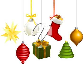 Christmas Ornaments Clipart