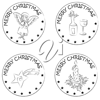 Christmas Candles Clipart