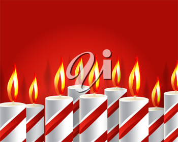 Christmas Candles Clipart