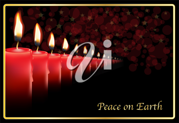 Christmas Candles Clipart