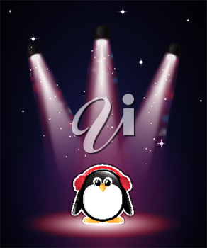 Christmas Penguin Clipart