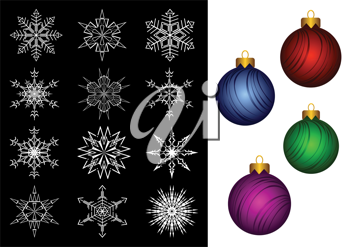 Christmas Ornaments Clipart