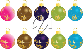Christmas Ornaments Clipart