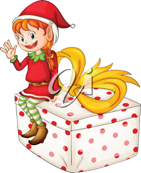 Christmas Elf Clipart