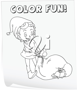 Christmas Elf Clipart