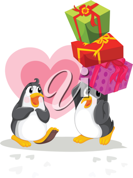 Christmas Penguin Clipart