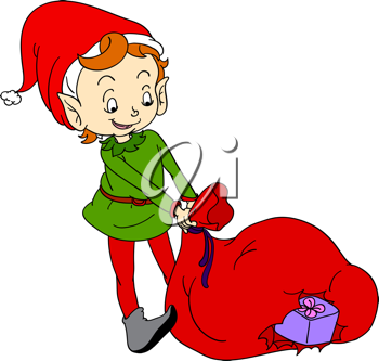 Christmas Elf Clipart