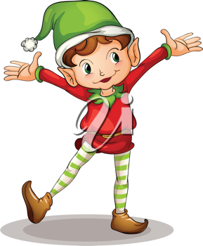 Christmas Elf Clipart