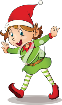 Christmas Elf Clipart