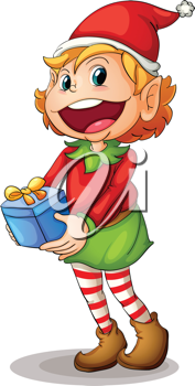 Christmas Elf Clipart