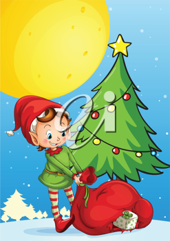 Christmas Elf Clipart