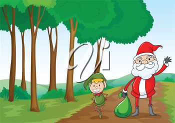 Christmas Elf Clipart