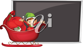 Santas Sleigh Clipart