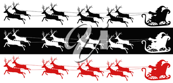 Santas Sleigh Clipart