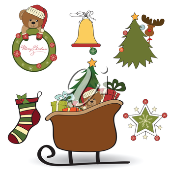 Santas Sleigh Clipart