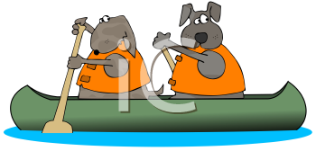 Canoe and Kayak Clipart