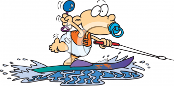 Skiing Clipart