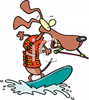 Skiing Clipart