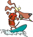 Skiing Clipart