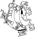 Skating Clipart