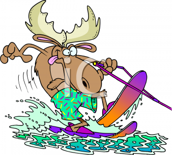 Skiing Clipart