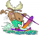 Skiing Clipart