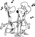 Singer Clipart