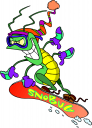 Skiing Clipart