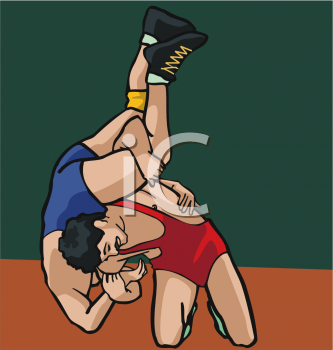 Wrestling Clipart