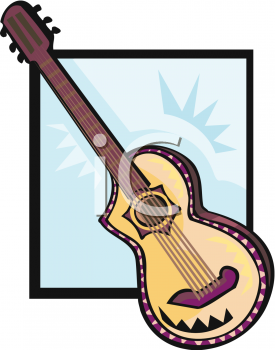 Royalty Free Guitar Clipart