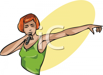 Singer Clipart