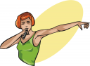 Singer Clipart