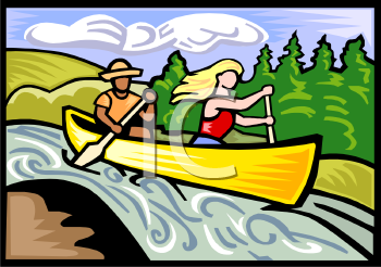 Canoe and Kayak Clipart