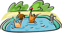 Swimming Clipart