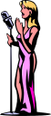 Singer Clipart