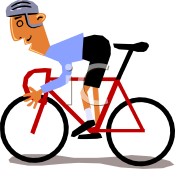 Biking Clipart