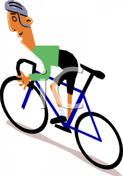 Biking Clipart