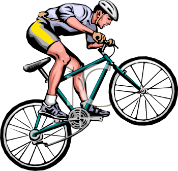 Biking Clipart