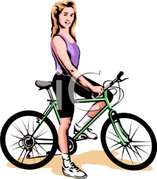 Biking Clipart