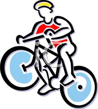 Biking Clipart