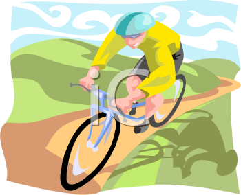 Biking Clipart