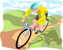 Biking Clipart