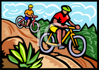 Biking Clipart