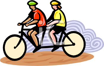 Biking Clipart