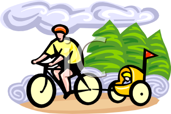 Biking Clipart