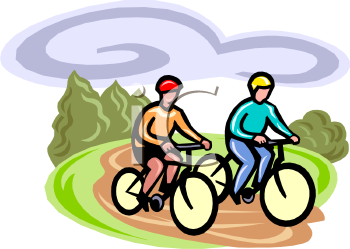 Biking Clipart