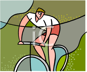 Biking Clipart