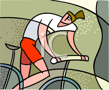 Biking Clipart